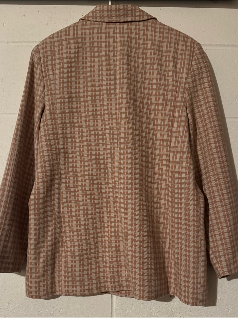 Eve Gravel 100% Cotton Plaid Blazer - Picture 2 of 4